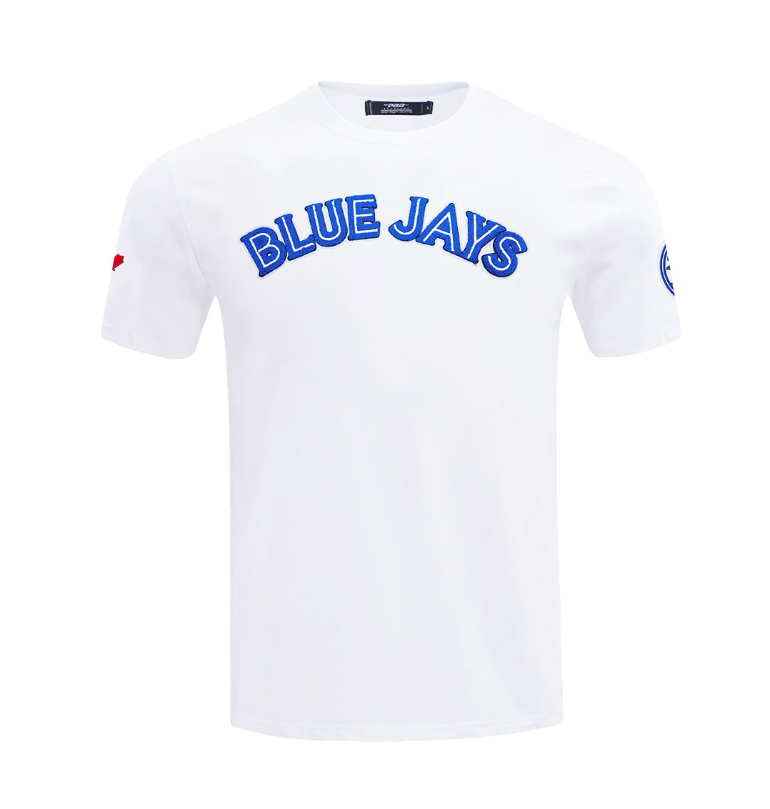 PRO STANDARD MLB TORONTO BLUE JAYS CLASSIC CHENILLE MEN'S WHITE T-SHIRT